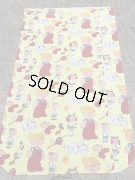 デニスザメナスのツインサイズの60〜70’sヴィンテージフラットシーツ