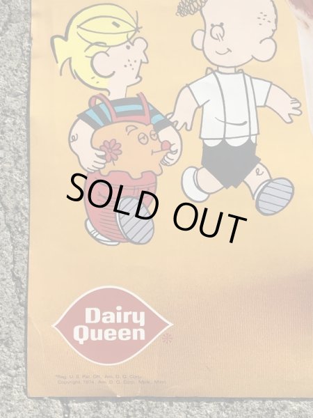 Dairy Queenのデニスザメナスの70’sヴィンテージポスター