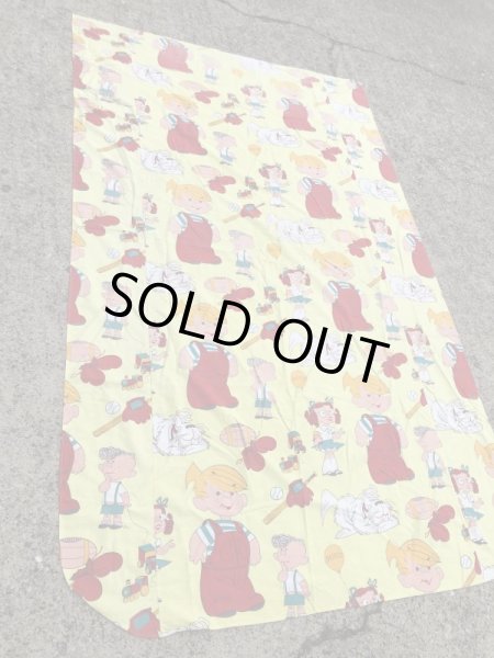 デニスザメナスのツインサイズの60〜70’sヴィンテージフラットシーツ