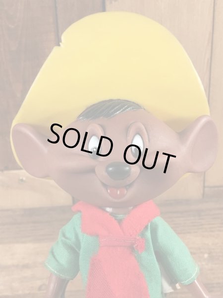 ルーニーテューンズのスピーディーゴンザレスの70年代ビンテージ貯金箱フィギュア