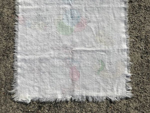 ロッキー＆ブルウィンクルのコットン製の70年代ビンテージタオル