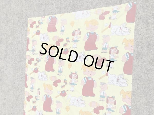 デニスザメナスのツインサイズの60〜70’sヴィンテージフラットシーツ