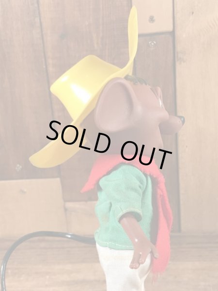 ルーニーテューンズのスピーディーゴンザレスの70年代ビンテージ貯金箱フィギュア