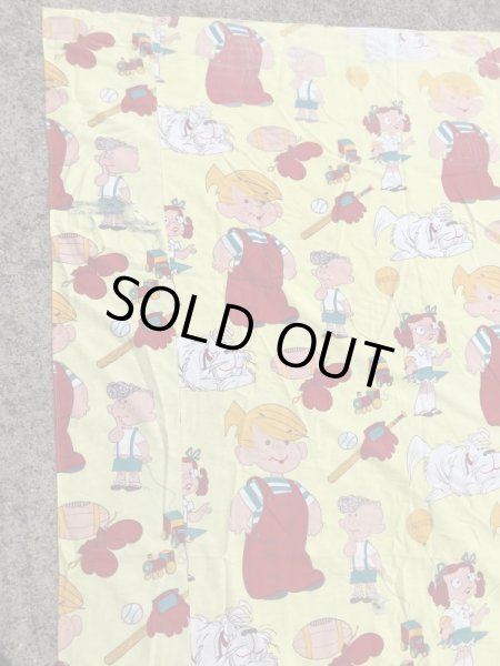 デニスザメナスのツインサイズの60〜70’sヴィンテージフラットシーツ