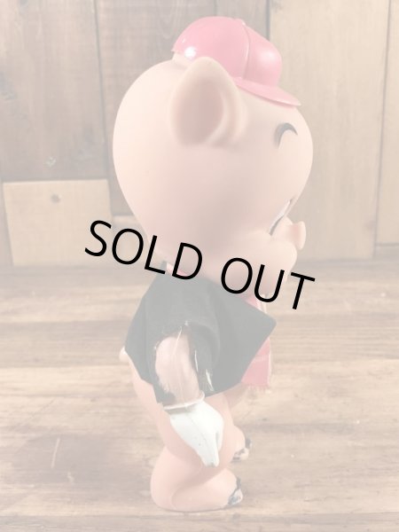 ルーニーテューンズのポーキーピッグの60年代ビンテージフィギュア