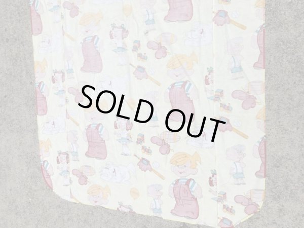 わんぱくデニスのツインサイズの60〜70年代ビンテージフラットシーツ