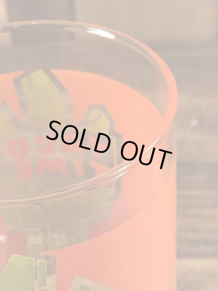 アメリカのファーストフード店“Taco Time”の70’sヴィンテージグラスタンブラー