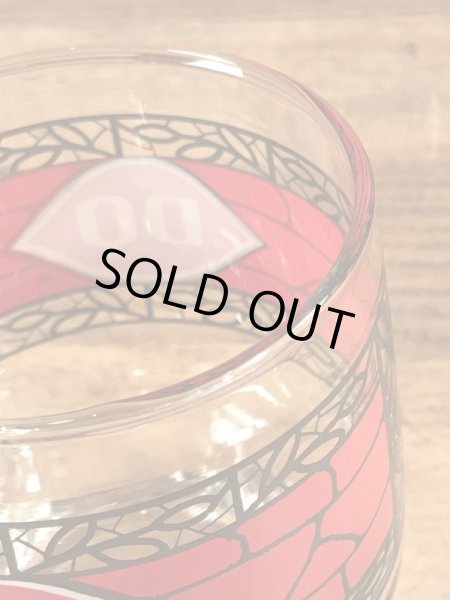 Dairy Queenのステンドグラス風の80’sヴィンテージグラス