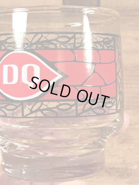 Dairy Queenのステンドグラス風の80’sヴィンテージグラス