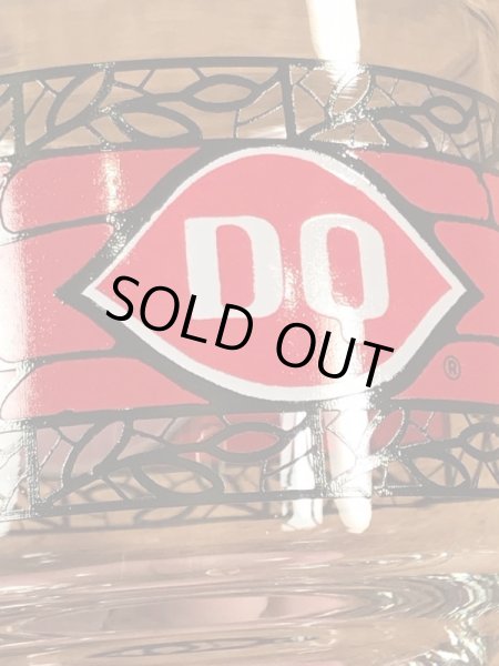 Dairy Queenのステンドグラス風の80’sヴィンテージグラス