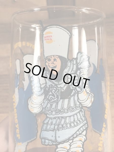 バーガーキングのShake A Lotの70年代ビンテージガラスコップ