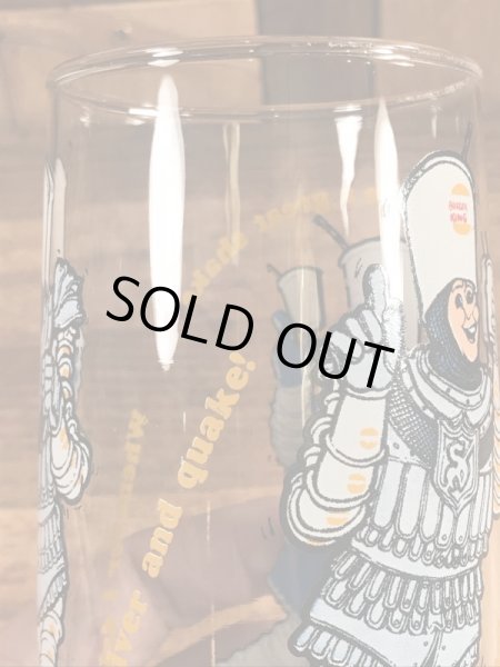 バーガーキングのShake A Lotの70年代ビンテージガラスコップ