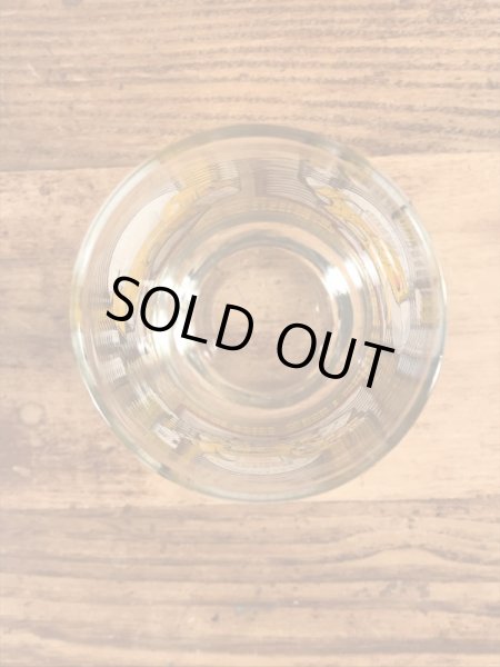 バーガーキングのノベルティの70年代ビンテージガラスコップ