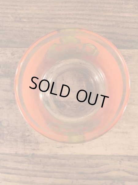 タコタイムのサボテンの70年代ビンテージガラスコップ