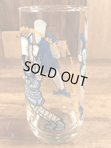 バーガーキングのShake A Lotの70年代ビンテージガラスコップ