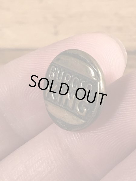 Burger Kingのメタル製の70’sヴィンテージボタン