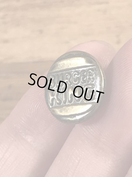 Burger Kingのメタル製の70’sヴィンテージボタン