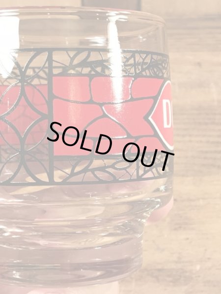 Dairy Queenのステンドグラス風の80’sヴィンテージグラス