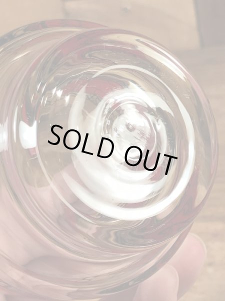 デイリークイーンのステンドグラス風の80年代ビンテージガラスコップ