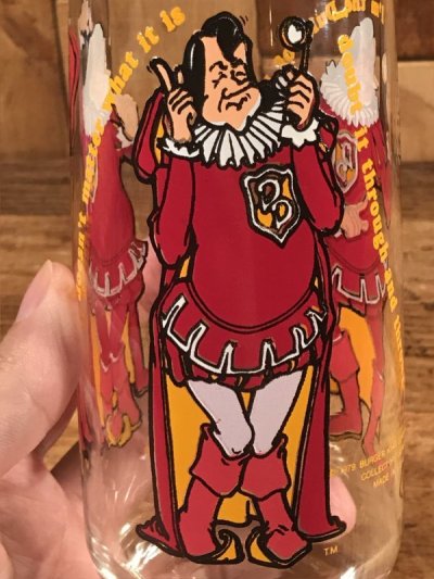 画像1: Burger King Collectors' Series “Duke of Doubt” Glass　バーガーキング　ビンテージ　グラス　70年代