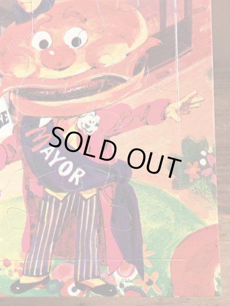 マクドナルドのMayor McCheeseの70’sヴィンテージミニパズル