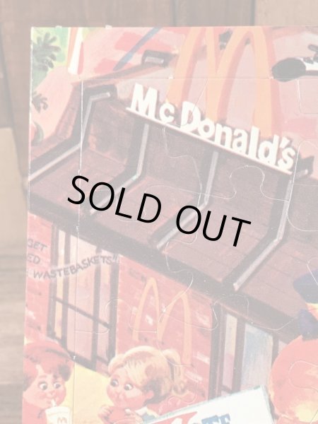 マクドナルドのメイヤーマックチーズの70年代ビンテージジグソーパズル