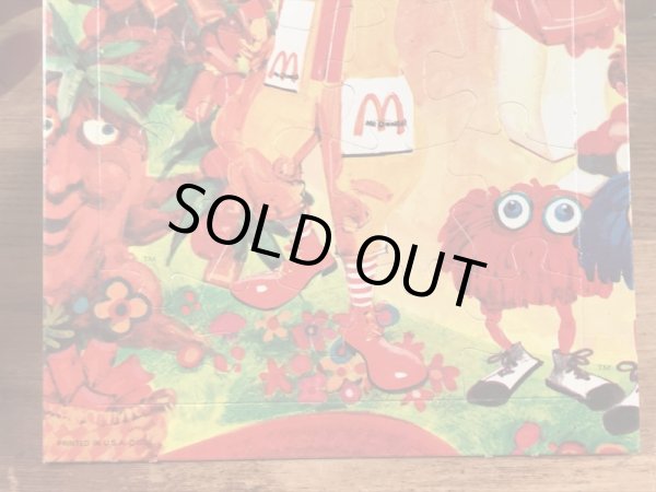 マクドナルドランドのRonaldの70’sヴィンテージミニパズル