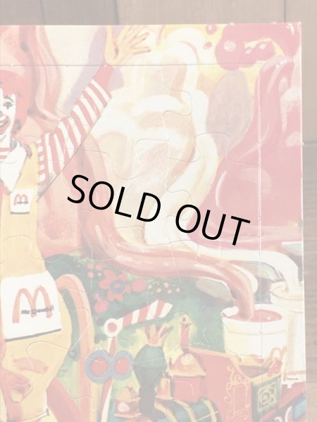 マクドナルドランドのRonaldの70’sヴィンテージミニパズル