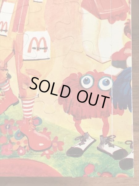 マクドナルドランドのRonaldの70’sヴィンテージミニパズル