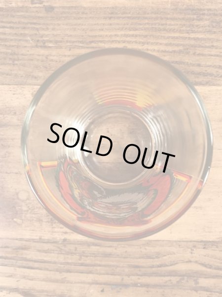 インアンドアウトバーガーのサンタクロースの80年代ビンテージガラスコップ