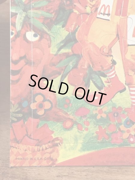 マクドナルドのロナルドの70年代ビンテージジグソーパズル