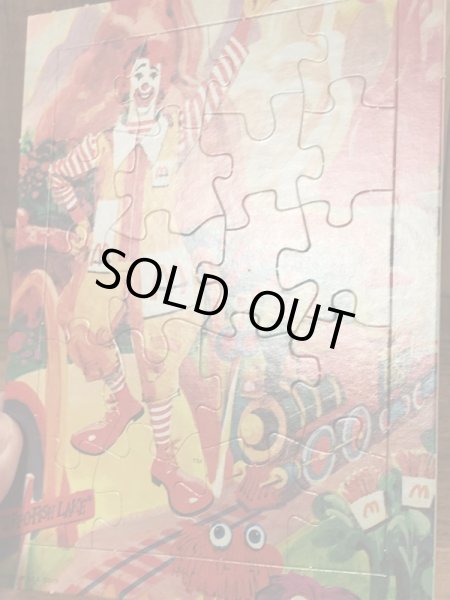 マクドナルドランドのRonaldの70’sヴィンテージミニパズル