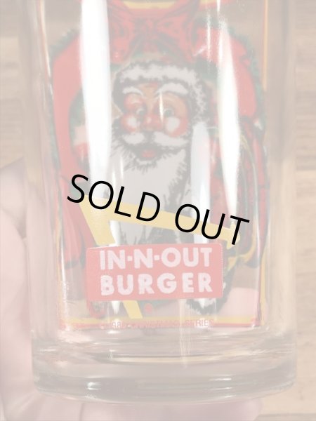 In-N-Out Burgerのサンタクロースの80’sヴィンテージグラス
