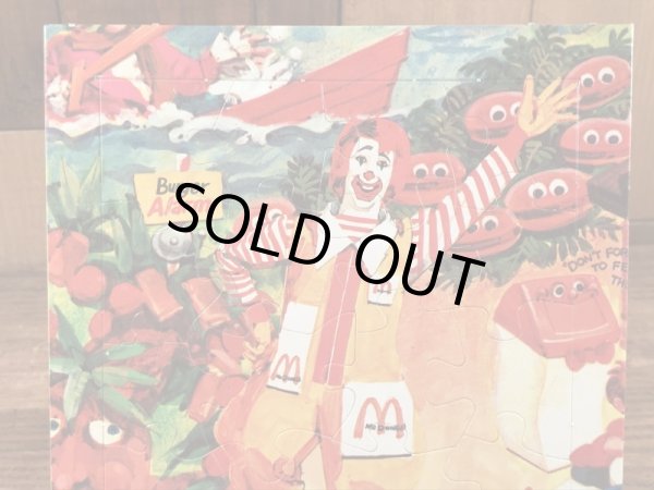 マクドナルドのロナルドの70年代ビンテージジグソーパズル