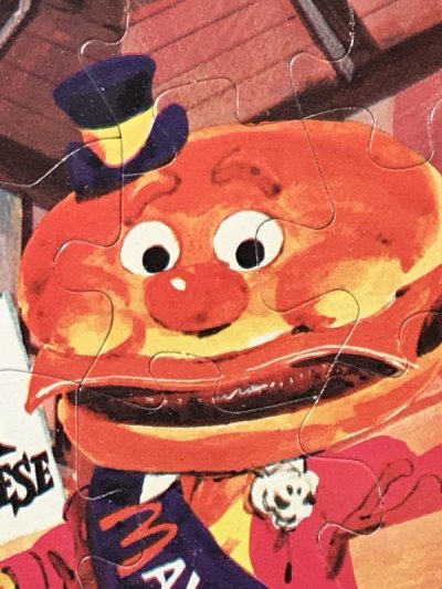 画像2: McDonaldland “Mayor McCheese” Mini Jigsaw Puzzle　メイヤーマックチーズ　ビンテージ　ジグソーパズル　マクドナルド　70年代