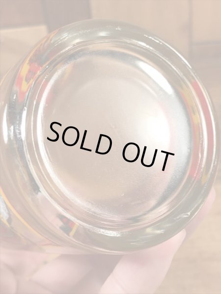 インアンドアウトバーガーのサンタクロースの80年代ビンテージガラスコップ