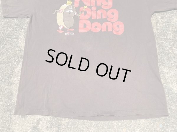 アメリカのチョコレートケーキのキャラクター“キングディンドン”の90年代ビンテージTシャツ