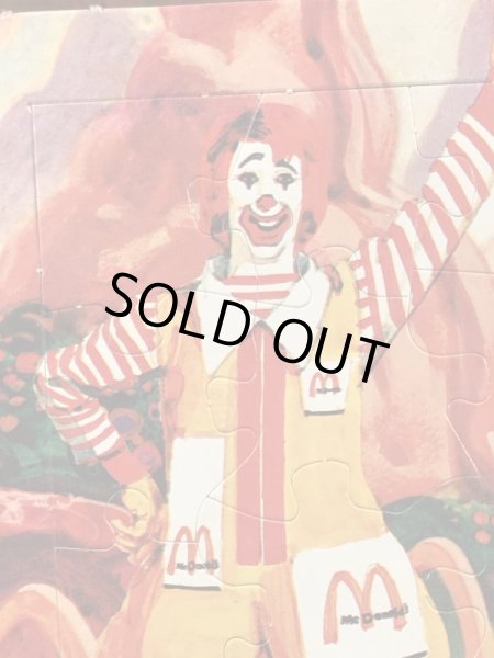 マクドナルドのロナルドの70年代ビンテージジグソーパズル