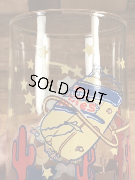 Hostess社の企業キャラクター“トゥインキーザキッド”の80年代ビンテージガラスコップ