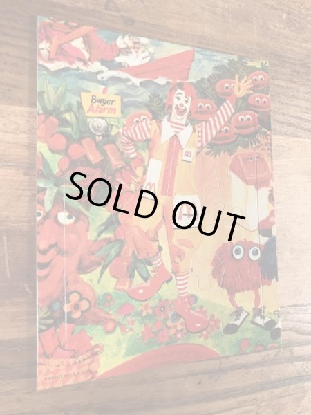 マクドナルドのロナルドの70年代ビンテージジグソーパズル