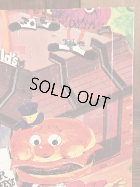 マクドナルドのMayor McCheeseの70’sヴィンテージミニパズル