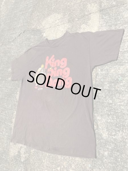 アメリカのチョコレートケーキのキャラクター“キングディンドン”の90年代ビンテージTシャツ