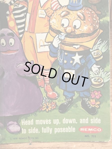 Remco社製のマクドナルドランド“ロナルド”の70’sヴィンテージドール