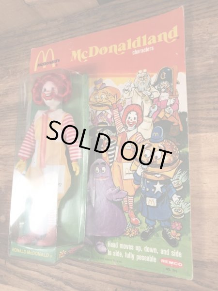 Remco社製のマクドナルドランド“ロナルド”の70’sヴィンテージドール