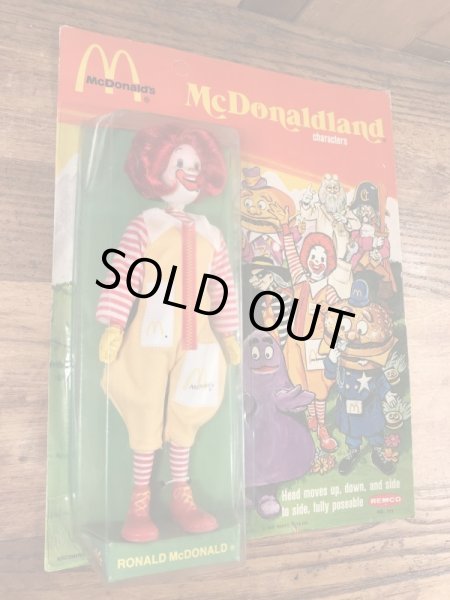 マクドナルドのロナルドの70年代ビンテージフィギュア