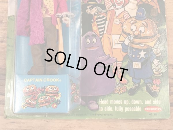 Remco社製のマクドナルドランド“キャプテンクロック”の70’sヴィンテージドール