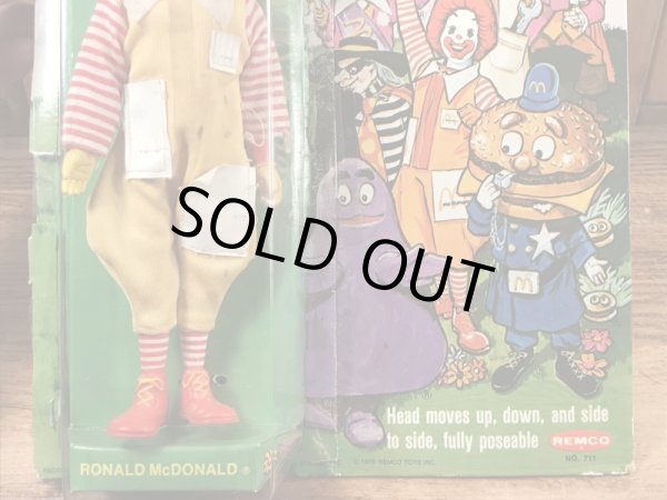 Remco社製のマクドナルドランド“ロナルド”の70’sヴィンテージドール