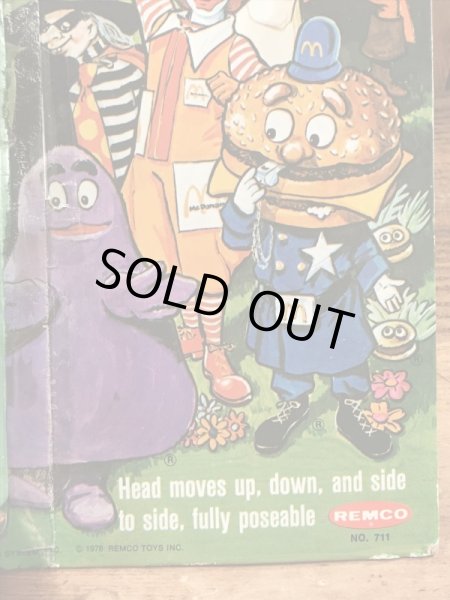 Remco社製のマクドナルドランド“ロナルド”の70’sヴィンテージドール