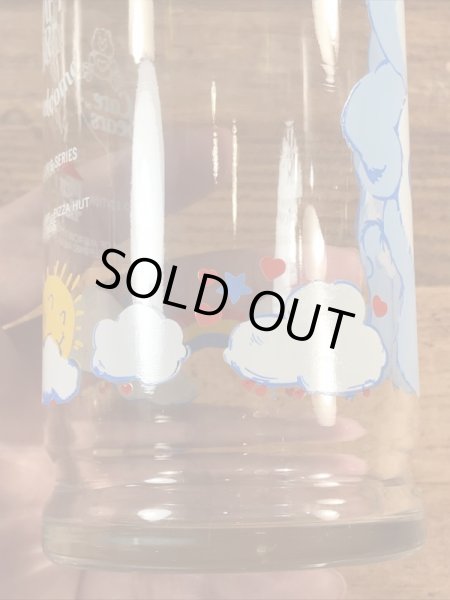 ケアベアのグランピーベアの80’sヴィンテージガラスコップ