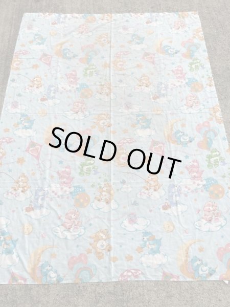 Care Bearsたちが描かれた80’sヴィンテージツインフラットシーツ